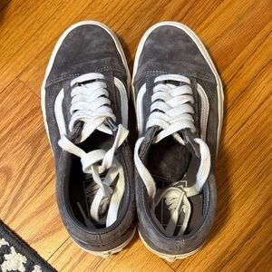 Vans Women's Gray Suede Sneakers